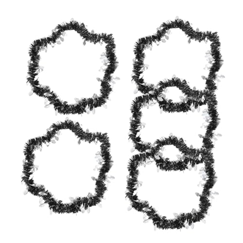 Sosoport 5 STK. Teiliges Halloween Deko Tinsel Girlande aus Langlebigem Pet Glänzend Metallisch Vielseitig für Innen Außen Party mit Gespenster für Festliche Gruselatmosphäre Sosoport 5 STK. Teiliges Halloween Deko Tinsel Girlande aus Langlebigem Pet Glänzend Metallisch Vielseitig für Innen Außen Party mit Gespenster für Festliche Gruselatmosphäre von Sosoport