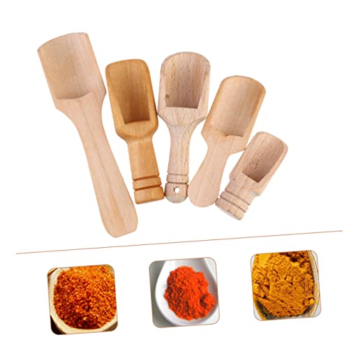 Sosoport 5 Stück Teiliges Holzschaufel mit Ergonomischem Griff Vielseitig für Tee Kaffee Salz und Gewürze Langlebig Geruchsneutral für Haushalt Teestube und Restaurantgebrauch Sosoport 5 Stück Teiliges Holzschaufel mit Ergonomischem Griff Vielseitig für Tee Kaffee Salz und Gewürze Langlebig Geruchsneutral für Haushalt Teestube und Restaurantgebrauch von Sosoport