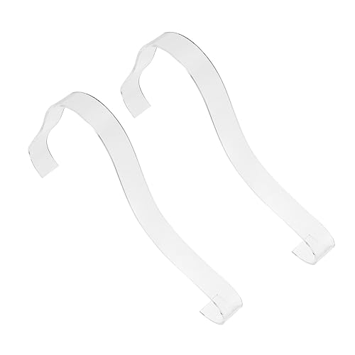 Sosoport 5 Stück Teiliges Sandalen Display Regal aus Transparentem Acryl Praktischer Schuhhalter mit Gebogenem Design für High Heels Leichtes Aufbewahrungsregal für Schuhgeschäft und von Sosoport