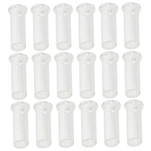 Sosoport 50 Stück Lichtleiterhülsen Kunststoff Faseroptik Lampenfassung Robust und Einfach zu Montieren für LED lichtfaser DIY Dekoration zu Hause Büro Schlafzimmer und Spielzimmer von Sosoport