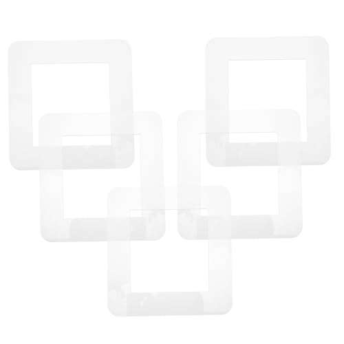 Sosoport 5Stücke Transparente Lichtschalter Abdeckung Schützende Overlay für Einzelschalter Vielseitig Einsetzbar zum Schutz vor Schmutz und von Sosoport