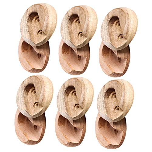 Sosoport 6 Paare Holz Kleiderstangenhalter Robuste Wandflansche für Kleiderschrank Einfache Installation und Langlebig für Schrankrohre und Garderoben Sosoport 6 Paare Holz Kleiderstangenhalter Robuste Wandflansche für Kleiderschrank Einfache Installation und Langlebig für Schrankrohre und Garderoben von Sosoport