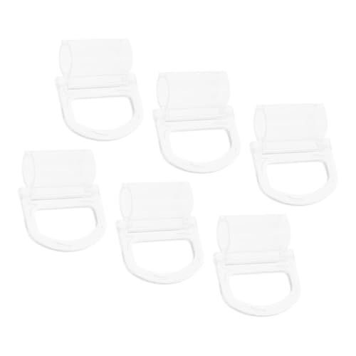 Sosoport 6 Stück Rollladengriffe Jalousiengriffe Zuggriffe Für Jalousien Fensterrollos Zellularteile Papierrollos Kunststoff Vorhanggriff Abs Transparent von Sosoport