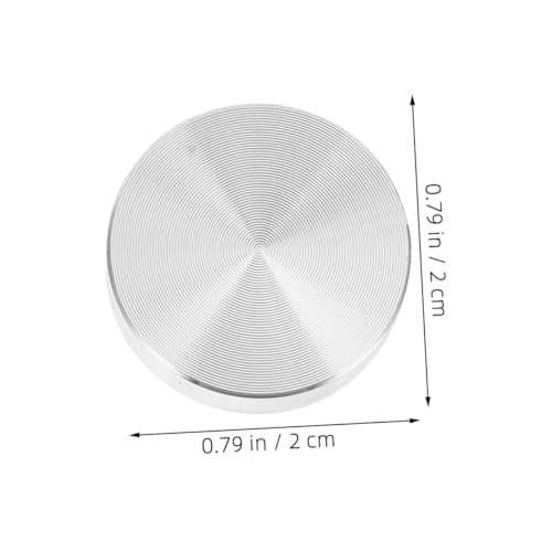 Sosoport 6 Stück Teiliges Aluminium Rundscheiben Adapter Ø Langlebige rutschfeste Metalladapter für Glas tischplatten Vielseitig Einsetzbar für Vitrinen und Teetische Einfache Montage Sosoport 6 Stück Teiliges Aluminium Rundscheiben Adapter Ø Langlebige rutschfeste Metalladapter für Glas tischplatten Vielseitig Einsetzbar für Vitrinen und Teetische Einfache Montage von Sosoport