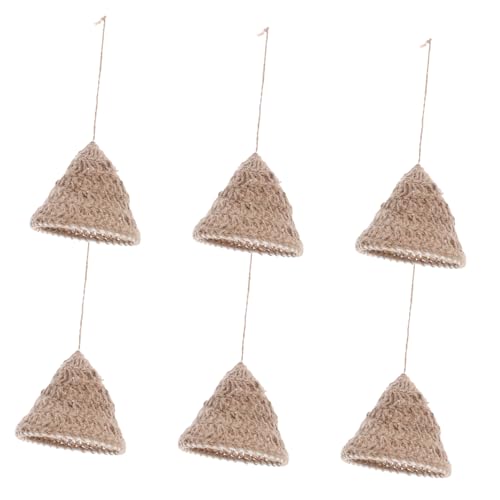 Sosoport 6 Stück Teiliges Boho Lampenschirm- Handgewebter Nordischer Seil-lampenschirm Natürlicher Pendelleuchten-schirm für Wohnzimmer Schlafzimmer Esszimmer Rustikale Ambientebeleuchtung Sosoport 6 Stück Teiliges Boho Lampenschirm- Handgewebter Nordischer Seil-lampenschirm Natürlicher Pendelleuchten-schirm für Wohnzimmer Schlafzimmer Esszimmer Rustikale Ambientebeleuchtung von Sosoport
