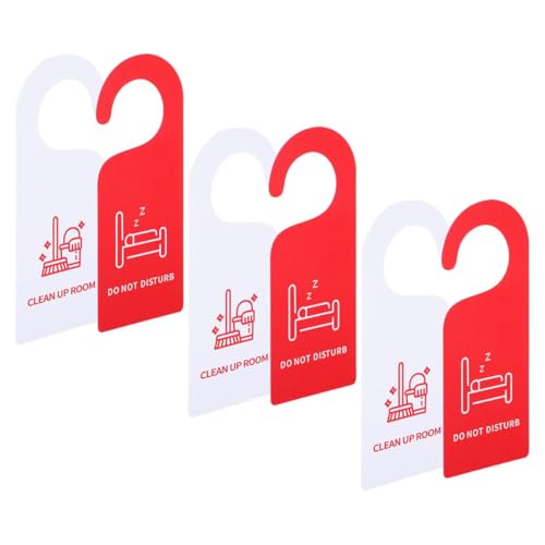 Sosoport 6 Stück Teiliges Doppelseitiges Türschild PVC Bitte nicht Stören und Zimmer Reinigen für Hotel Büro Klare Lesbarkeit Minimalistisches Design Elegante Türanhänger Sosoport 6 Stück Teiliges Doppelseitiges Türschild PVC Bitte nicht Stören und Zimmer Reinigen für Hotel Büro Klare Lesbarkeit Minimalistisches Design Elegante Türanhänger von Sosoport