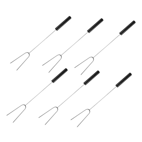 Sosoport 6 Stück Teiliges Edelstahl Grillgabel mit U förmiger Gabel und Holzgriff Hitzebeständig Langlebig für Outdoor Barbecue Lagerfeuerersatz und Marshmallow Rösten Sosoport 6 Stück Teiliges Edelstahl Grillgabel mit U förmiger Gabel und Holzgriff Hitzebeständig Langlebig für Outdoor Barbecue Lagerfeuerersatz und Marshmallow Rösten von Sosoport