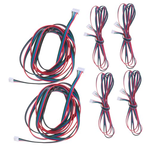 Sosoport 6 Stück Teiliges Schrittmotorkabel Verlängerungskabel Pin Motoranschlusskabel für Stabile Leistung und Schnelle Installation Kompatibel mit Verschiedenen Modellen von Sosoport