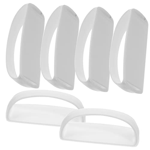 Sosoport 6 Stück Teiliges Selbstklebendes Türgriff ohne Bohren für Schiebetüren und Fenster Ergonomischer Möbelgriff für Schränke Kleiderschränke und Weiß Sosoport 6 Stück Teiliges Selbstklebendes Türgriff ohne Bohren für Schiebetüren und Fenster Ergonomischer Möbelgriff für Schränke Kleiderschränke und Weiß von Sosoport