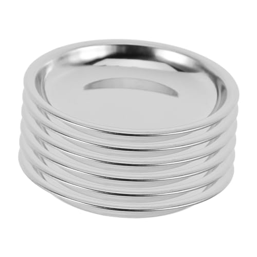 Sosoport 6 Stück Waagschalen für Präzises Teiliges für Schmuck und Kleine Gegenstände Langlebig und Rostfrei Stabile Plattform für Genaue Messungen von Sosoport