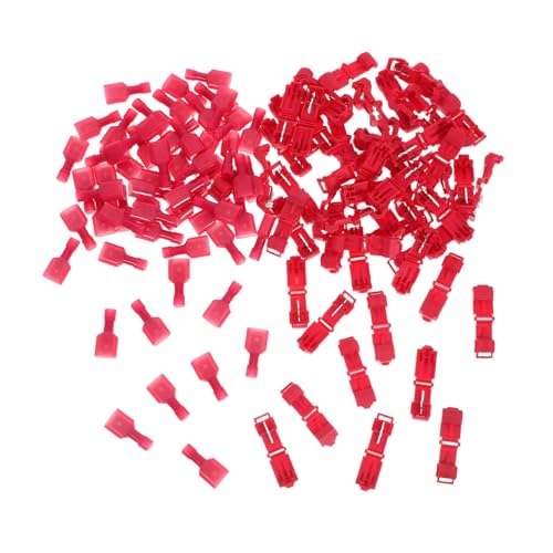 Sosoport 60 Paare Schnelle Isolierte Steckklemmen für Flexible Elektroinstallation Sichere Verbindung Einfache Montage für Lautsprecher Stromkabel von Sosoport