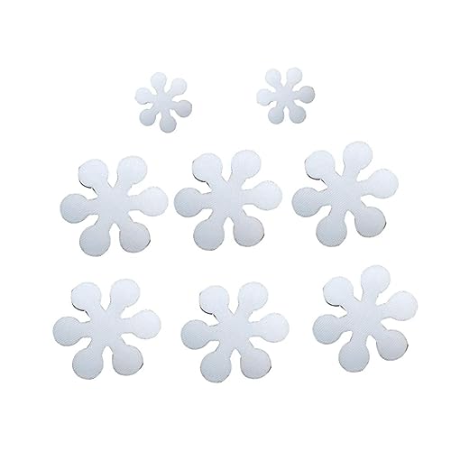 Sosoport 8 Stück Teiliges Anti Snowflake Badewannen Sticker rutschfest Selbstklebend für Dusche Badewanne Badezimmer Sicher Haftend Strapazierfähig und Verschleißfest von Sosoport