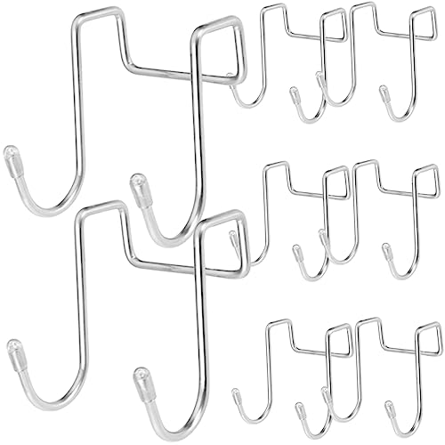 Sosoport 8 Stück Teiliges S Haken aus Rostfreiem Multifunktionale Haken für Küche Badezimmer und Garderobe Rutschfest und Dekorativ für Schmuck und Schlüssel Sosoport 8 Stück Teiliges S Haken aus Rostfreiem Multifunktionale Haken für Küche Badezimmer und Garderobe Rutschfest und Dekorativ für Schmuck und Schlüssel von Sosoport