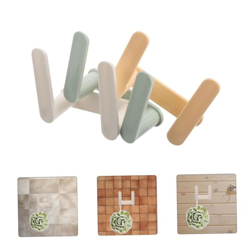 Sosoport 9 Stück Teiliges Selbstklebendes Wandregal Robustes Multifunktionales Wandhaken Organizer in Weiß Grün Gelb für Küche Bad Schlafzimmer zur Platzsparenden Aufbewahrung ohne Bohren Sosoport 9 Stück Teiliges Selbstklebendes Wandregal Robustes Multifunktionales Wandhaken Organizer in Weiß Grün Gelb für Küche Bad Schlafzimmer zur Platzsparenden Aufbewahrung ohne Bohren von Sosoport