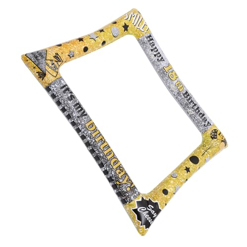 Sosoport Aufblasbarer PVC Fotorahmen Selfie Rahmen Party Fotorequisit Geburtstagsdeko Leichtes Luftdichtes Design für Kreative Fotoshootings und Foto Booth Zubehör Sosoport Aufblasbarer PVC Fotorahmen Selfie Rahmen Party Fotorequisit Geburtstagsdeko Leichtes Luftdichtes Design für Kreative Fotoshootings und Foto Booth Zubehör von Sosoport