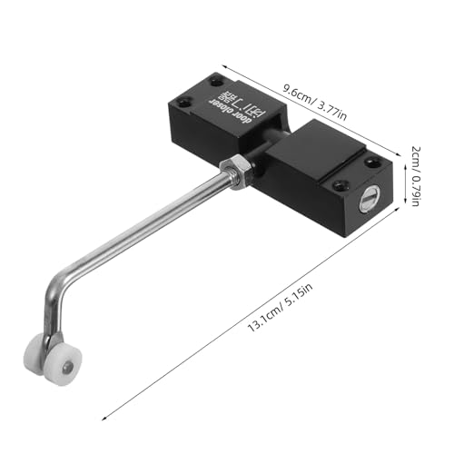 Sosoport Automatischer Türschließer Aluminiumlegierung Dual-feder-mechanismus Einstellbare Schließgeschwindigkeit Selbstschließend Robust für Wohn Büroanwendungen von Sosoport
