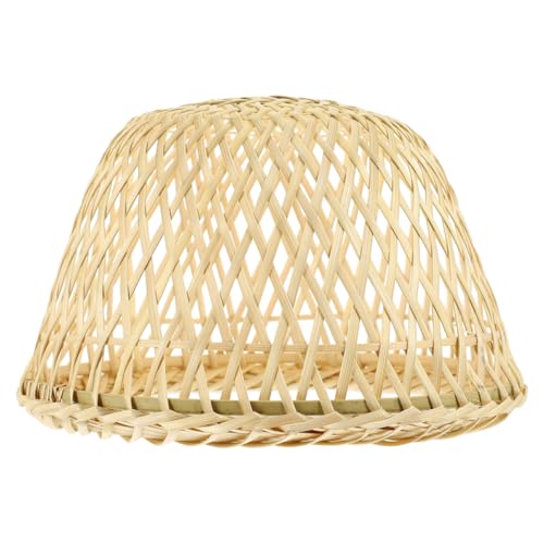 Sosoport Boho Lampenschirm aus Naturmaterial Handgefertigt Retro Tischlampenschirm Stabile Deckenlampen abdeckung für Wohnzimmer Schlafzimmer Restaurant Natürlicher Vintage Stil Beige Sosoport Boho Lampenschirm aus Naturmaterial Handgefertigt Retro Tischlampenschirm Stabile Deckenlampen abdeckung für Wohnzimmer Schlafzimmer Restaurant Natürlicher Vintage Stil Beige von Sosoport