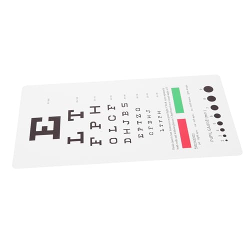 Sosoport Doppelseitiges Tragbares Kunststoff sehtafel Augendiagramm für Augenuntersuchungen Leichtes Kompaktes Design Praktische und Sichere Sehtafel für Präzise Augentests Einfach zu Sosoport Doppelseitiges Tragbares Kunststoff sehtafel Augendiagramm für Augenuntersuchungen Leichtes Kompaktes Design Praktische und Sichere Sehtafel für Präzise Augentests Einfach zu von Sosoport