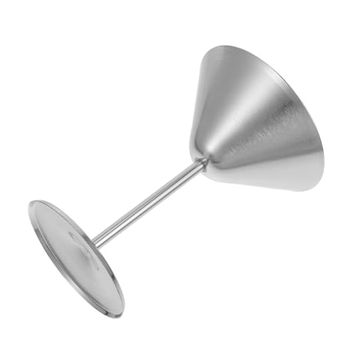 Sosoport Edelstahl Cocktailbecher Unzerbrechlicher Metallbecher Stabile Form für Martini und Cocktails Eleganter Silberner Bar Shot Goblet für Festliche Anlässe Sosoport Edelstahl Cocktailbecher Unzerbrechlicher Metallbecher Stabile Form für Martini und Cocktails Eleganter Silberner Bar Shot Goblet für Festliche Anlässe von Sosoport