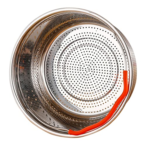 Sosoport Edelstahl Dämpfeinsatz Steamer Basket für Reis Dämpfen Multifunktional Leicht und Robust Rostfreier Dampfgarer Einsatz für Kochtöpfe Einsetzbar für Gemüse und Eier von Sosoport