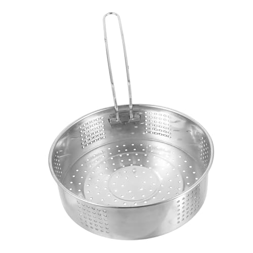 Sosoport Edelstahl Dampfgarer Einsatz mit Klappbarem Griff Rostfreier Steamer Korb für Gemüse und Reis Hitzebeständig Kompakt Langlebig Passend für Kochtöpfe und Induktionsherde Leicht zu von Sosoport