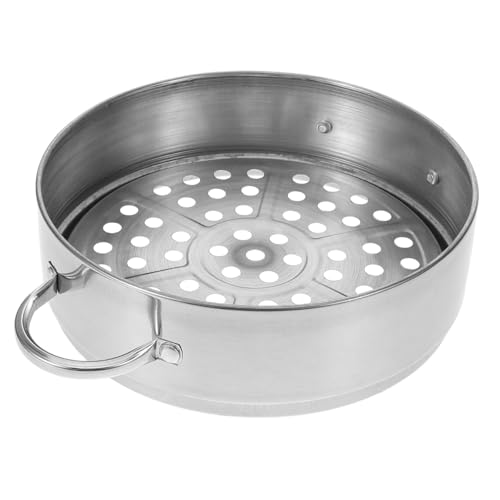 Sosoport Edelstahl Dampfkorb Steamer Basket mit Rutschfestem Stand Hitze Kältebeständig für Dampfgaren von Dim Sum Dumplings Brötchen Langlebig und Leicht zu Reinigen von Sosoport
