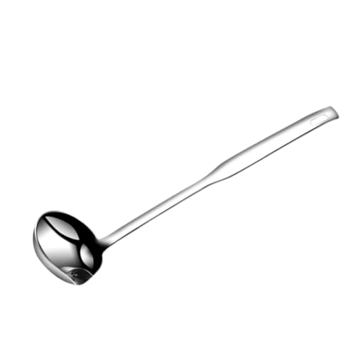 Sosoport Edelstahl Filterlöffel mit Sieb Hitzebeständig Lange Suppenkelle mit Ölabscheider Praktische Küchenhilfe zum Servieren und Filtern von Suppen Komfortabler Griff Mittelgroß Silber Sosoport Edelstahl Filterlöffel mit Sieb Hitzebeständig Lange Suppenkelle mit Ölabscheider Praktische Küchenhilfe zum Servieren und Filtern von Suppen Komfortabler Griff Mittelgroß Silber von Sosoport