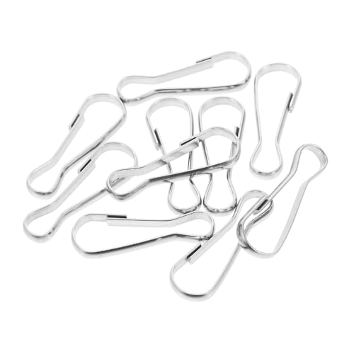Sosoport Edelstahl Haken 10 Stück Federstahl Clips Für Haustier Hängematte Lanyard Fahnenmast Sichere Befestigung Vielseitig Einsetzbar 30mm Sosoport Edelstahl Haken 10 Stück Federstahl Clips Für Haustier Hängematte Lanyard Fahnenmast Sichere Befestigung Vielseitig Einsetzbar 30mm von Sosoport