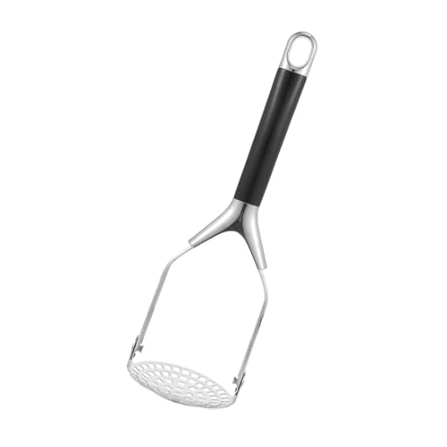Sosoport Edelstahl Kartoffelpresse mit Großflächigem Presssieb Robuster Griff Lebensmittelecht Handlicher Gemüsedrücker für Kartoffelpüree Vielseitig Einsetzbar in Küche Grill und Camping von Sosoport