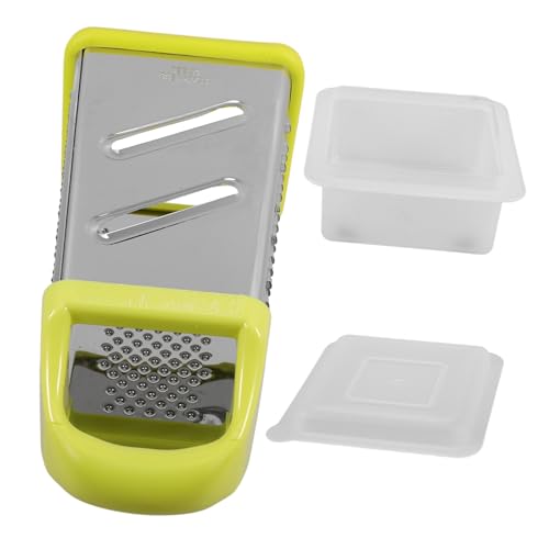 Sosoport Edelstahl Küchenreibe mit Aufbewahrungsbox Sicherer Gemüseschneider für Schneiden Raspeln Hobeln und Zerdrücken Rutschfestes Design Zeitsparend und Leicht zu Reinigen Grün Sosoport Edelstahl Küchenreibe mit Aufbewahrungsbox Sicherer Gemüseschneider für Schneiden Raspeln Hobeln und Zerdrücken Rutschfestes Design Zeitsparend und Leicht zu Reinigen Grün von Sosoport