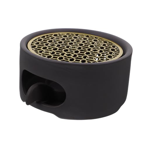 Sosoport Edelstahl Teekannen wärmer mit Teelicht stövchen Dekorativer Teapot Heater Base Langlebiger Kaffeewärmer für Zuhause Hitzebeständig Robust und Praktisch Stilvolles Tee Accessoire von Sosoport