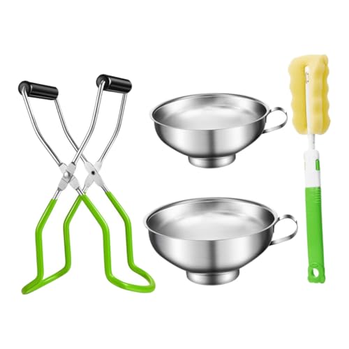 Sosoport Einmachset Teilig mit Glasheber Trichter und Bürste Praktische Einmachwerkzeuge für Sicheres Einkochen zu Hause Sosoport Einmachset Teilig mit Glasheber Trichter und Bürste Praktische Einmachwerkzeuge für Sicheres Einkochen zu Hause von Sosoport