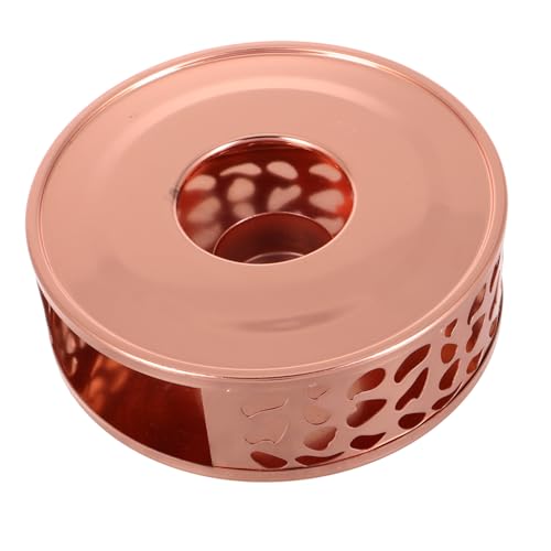 Sosoport Eleganter Teewärmer aus Edelstahl mit Hohlem Design Vielseitige Teekannen heizbasis für Kerzen Robust und Stilvoll Praktischer Stövchen Ersatz für Zuhause in Roségold Sosoport Eleganter Teewärmer aus Edelstahl mit Hohlem Design Vielseitige Teekannen heizbasis für Kerzen Robust und Stilvoll Praktischer Stövchen Ersatz für Zuhause in Roségold von Sosoport
