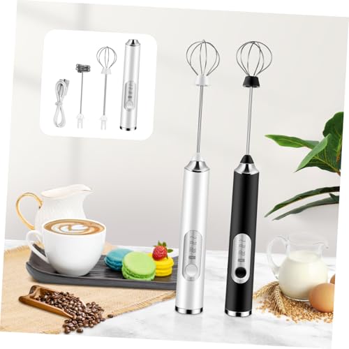 Sosoport Elektrischer Handmixer Kabellos mit Geschwindigkeiten Wiederaufladbar per USB Leichter Milchaufschäumer und Eiermixer Aufsätzen für Kaffee Sahne und Getränke Wiederverwendbar Sosoport Elektrischer Handmixer Kabellos mit Geschwindigkeiten Wiederaufladbar per USB Leichter Milchaufschäumer und Eiermixer Aufsätzen für Kaffee Sahne und Getränke Wiederverwendbar von Sosoport