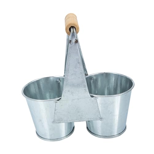 Sosoport Eisen Blumentopf Holz Griff Dekorative Blumentopf Für Home Decor Eimer Sosoport Eisen Blumentopf Holz Griff Dekorative Blumentopf Für Home Decor Eimer von Sosoport