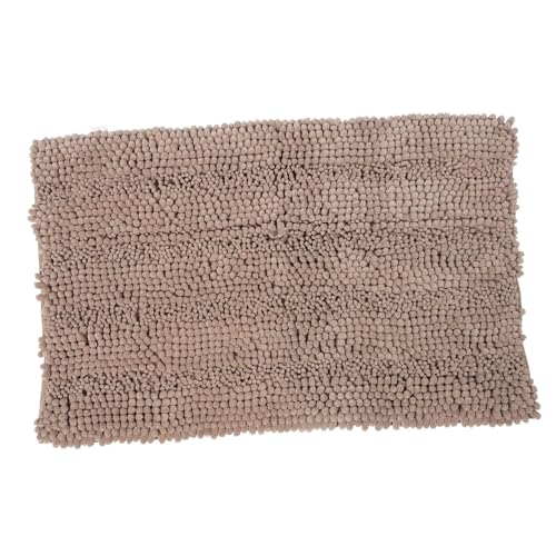 Sosoport Extra Dicker Chenille Badematte rutschfest Saugfähiger Badezimmerteppich für Innenbereich in Beige Maschinenwaschbarer Weicher Badvorleger für Dusche und Wc Sosoport Extra Dicker Chenille Badematte rutschfest Saugfähiger Badezimmerteppich für Innenbereich in Beige Maschinenwaschbarer Weicher Badvorleger für Dusche und Wc von Sosoport
