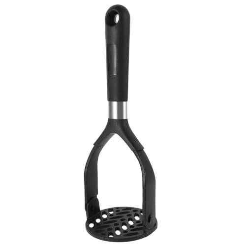 Sosoport Faltbarer Kartoffelstampfer mit Schwarzem Griff Praktischer Gemüsezerkleinerer für Kartoffelpüree Obst und Babynahrung Ergonomisches Design Leicht zu Reinigen für Zuhause und von Sosoport