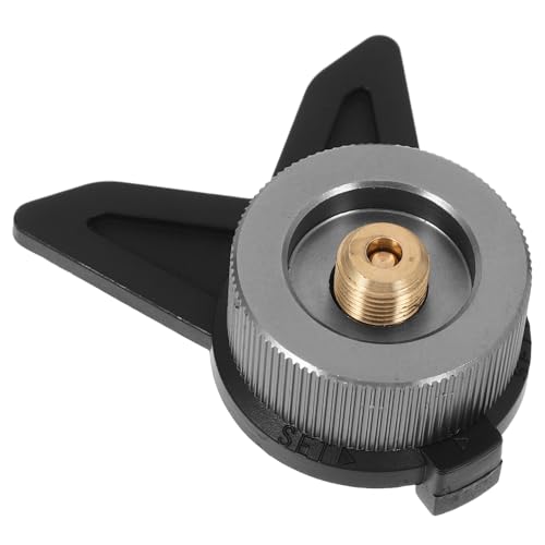 Sosoport Gasadapter Gaskanister Umwandler aus Messing mit Stabilem Ständer Vielseitig für Campingkocher Outdoor Picknick und Grillen Einfache Handhabung Robust und Langlebig Kompatibel mit von Sosoport