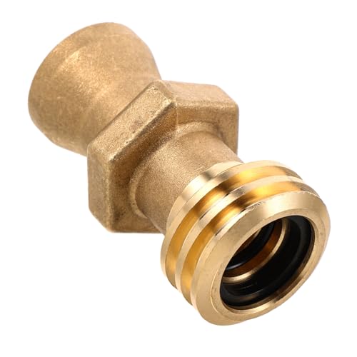Sosoport Gewindeventil Propantank Zubehör Propananschluss Propanflaschenadapter Propantank Adapter Gewindeanschlussregler Propanadapter Propantankventil Metall Golden von Sosoport