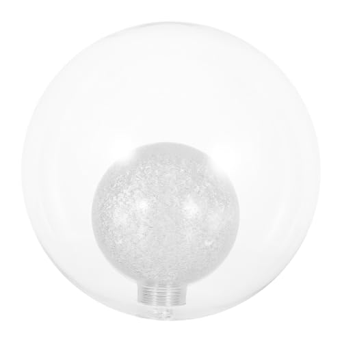 Sosoport Glas Lampenschirm Ersatz Fassung Doppelglas Kugelförmiger Lampenschirm mit Dreifach-gekrümmtem Design für Wohnzimmer Pendelleuchte Hitzeschutz Transparenter Ersatzschirm Sosoport Glas Lampenschirm Ersatz Fassung Doppelglas Kugelförmiger Lampenschirm mit Dreifach-gekrümmtem Design für Wohnzimmer Pendelleuchte Hitzeschutz Transparenter Ersatzschirm von Sosoport