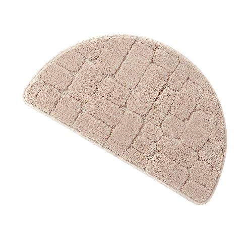 Sosoport Halbrunde Mikrofaser Türmatte Stark Saugfähige Badvorleger Matte Weiche rutschfeste Fußmatte für Badezimmer Küche Wohnzimmer Pflegeleicht Komfortabel Helles Kamelbraun Sosoport Halbrunde Mikrofaser Türmatte Stark Saugfähige Badvorleger Matte Weiche rutschfeste Fußmatte für Badezimmer Küche Wohnzimmer Pflegeleicht Komfortabel Helles Kamelbraun von Sosoport