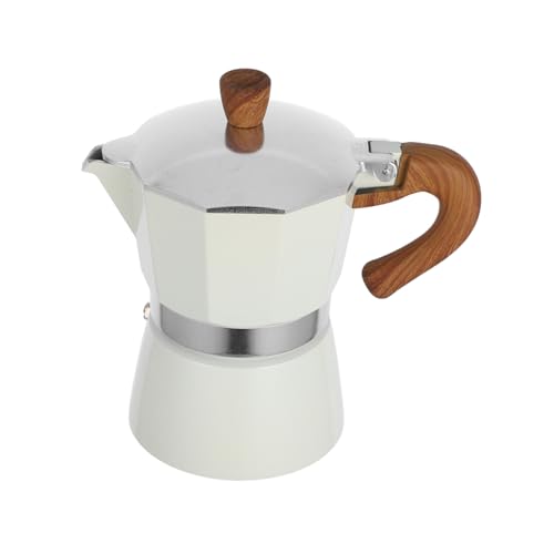 Sosoport Handbrühkaffee Kanne Weiß Kaffeemaschine für Personen Glänzend Polierte Mokkakanne Einfach zu Reinigen und Bedienen Für Zuhause und Büro Geeignet Sosoport Handbrühkaffee Kanne Weiß Kaffeemaschine für Personen Glänzend Polierte Mokkakanne Einfach zu Reinigen und Bedienen Für Zuhause und Büro Geeignet von Sosoport