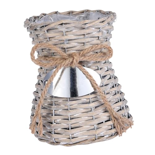 Sosoport Handgefertigter Blumenkorb Vase Retro Design Multifunktionaler Blumenhalter für Desktop Dekoration Kreativer Runder Blumentopf für Frische und Getrocknete Pflanzen Langlebig und Sosoport Handgefertigter Blumenkorb Vase Retro Design Multifunktionaler Blumenhalter für Desktop Dekoration Kreativer Runder Blumentopf für Frische und Getrocknete Pflanzen Langlebig und von Sosoport