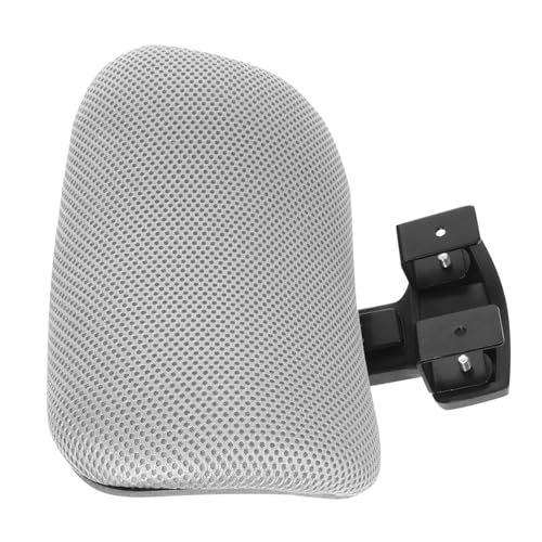 Sosoport Höhenverstellbare Kopfstütze Für Bürostühle Ergonomisches Kopfkissen Für Computerstuhl Nackenschutz Verstellbar Schwarz Silber von Sosoport
