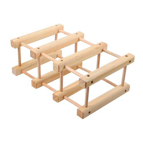 Sosoport Holz Weinregal Horizontal DIY Weinflaschenhalter Stabil Leicht Geruchsneutral für Küche Wohnzimmer Bar Weinflaschen Aufbewahrung und Dekoration Sosoport Holz Weinregal Horizontal DIY Weinflaschenhalter Stabil Leicht Geruchsneutral für Küche Wohnzimmer Bar Weinflaschen Aufbewahrung und Dekoration von Sosoport