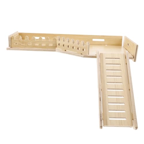 Sosoport Holzplattform für Hamsterkäfig mit Leiter Stabile Zweistöckige Kletterplattform aus Massivem Holz Multifunktionales Spiel Ruhebrett für Zwerghamster und Kleine Nagetiere Sosoport Holzplattform für Hamsterkäfig mit Leiter Stabile Zweistöckige Kletterplattform aus Massivem Holz Multifunktionales Spiel Ruhebrett für Zwerghamster und Kleine Nagetiere von Sosoport