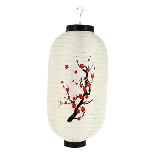 Sosoport Japanische Laterne aus Wasserdichtem Seidenstoff Weiße Blütenform Traditionelle Asiatische Hängedekoration für Restaurants Gartendeko Fenster und Outdoor Feierlichkeiten Sosoport Japanische Laterne aus Wasserdichtem Seidenstoff Weiße Blütenform Traditionelle Asiatische Hängedekoration für Restaurants Gartendeko Fenster und Outdoor Feierlichkeiten von Sosoport