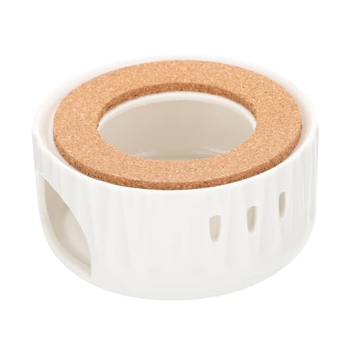 Sosoport Keramik Teewärmer Stövchen Teekannenhalter Teelicht Kerzenwärmer Teezubehör Wärmebasis Langlebig Praktisch Tragbar für Aromatischen Teegenuss von Sosoport