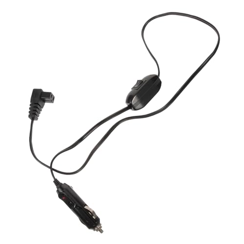 Sosoport Kfz Kühlschrank Stromkabel mit Schalter Auto Kühlbox Adapter Langlebiges Kabel für Auto Kühlschrank Plug Play Design für Einfache Nutzung von Sosoport
