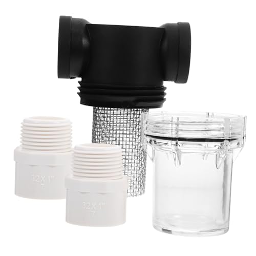 Sosoport Kleiner PVC Wasserfilter mit Mesh Sieb für Gartenbewässerung Tragbarer Vorfilter für Rohrleitungen Installieren Langlebiger Kunststofffilter zur Wasserreinigung bei Wasser Sosoport Kleiner PVC Wasserfilter mit Mesh Sieb für Gartenbewässerung Tragbarer Vorfilter für Rohrleitungen Installieren Langlebiger Kunststofffilter zur Wasserreinigung bei Wasser von Sosoport
